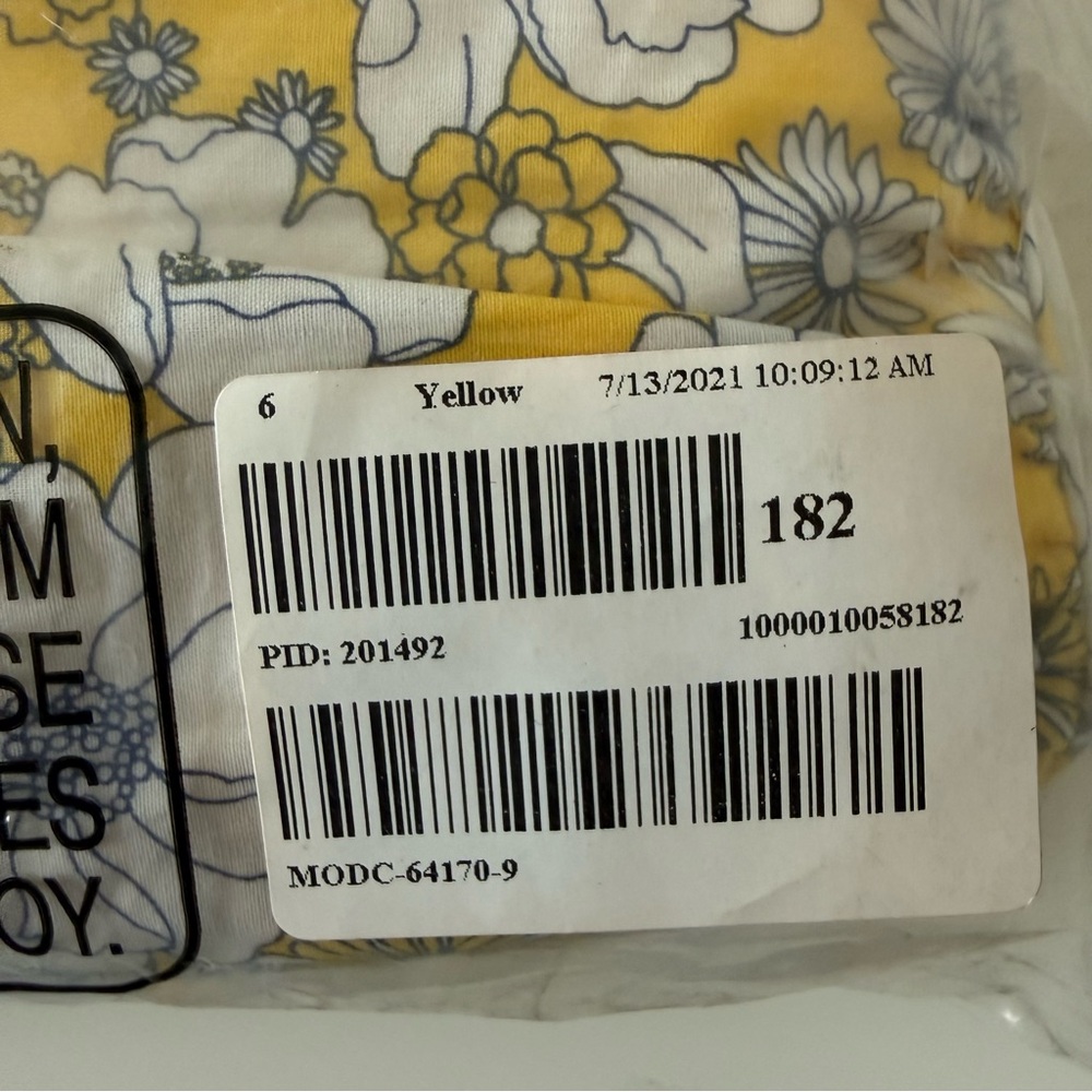 NWT ModCloth “Days In Doll Valley” Yellow Daisy Print Floral Tiered Skirt Size 6 - Picture 9 of 15